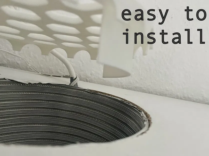 Nắp che ống hút mùi 150mm cho mọi loại ống Ikea 150mm - Image 4