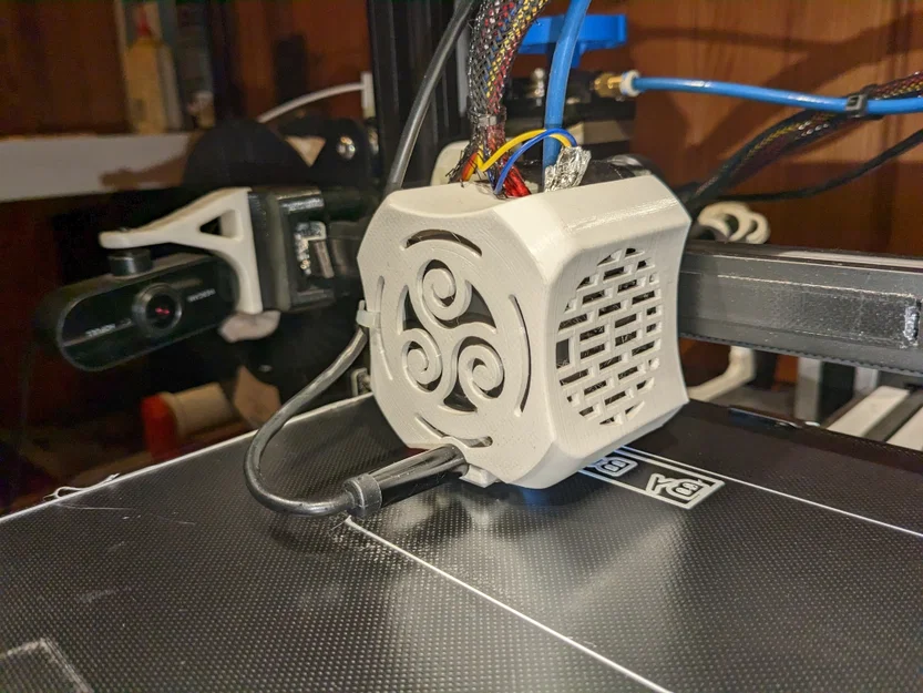 Chụp nóng triskel có camera cho Ender 3 V2 - Image 1