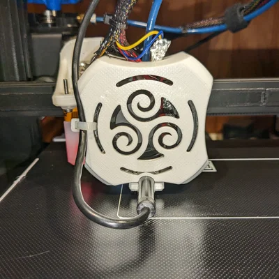 Chụp nóng triskel có camera cho Ender 3 V2