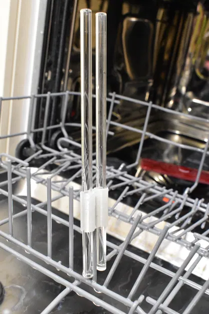 Kẹp Ống Hút Máy Rửa Chén (Parametric) - Image 1