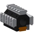 Đế Giữ Đèn Pin Picatinny 15mm - Thumbnail 1