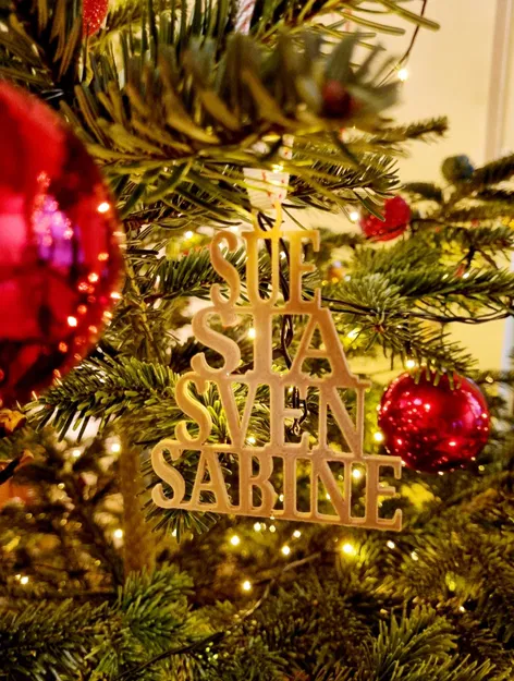 Móc Khóa Tên Gia Đình Schneider - NAMENANHÄNGER - Image 1