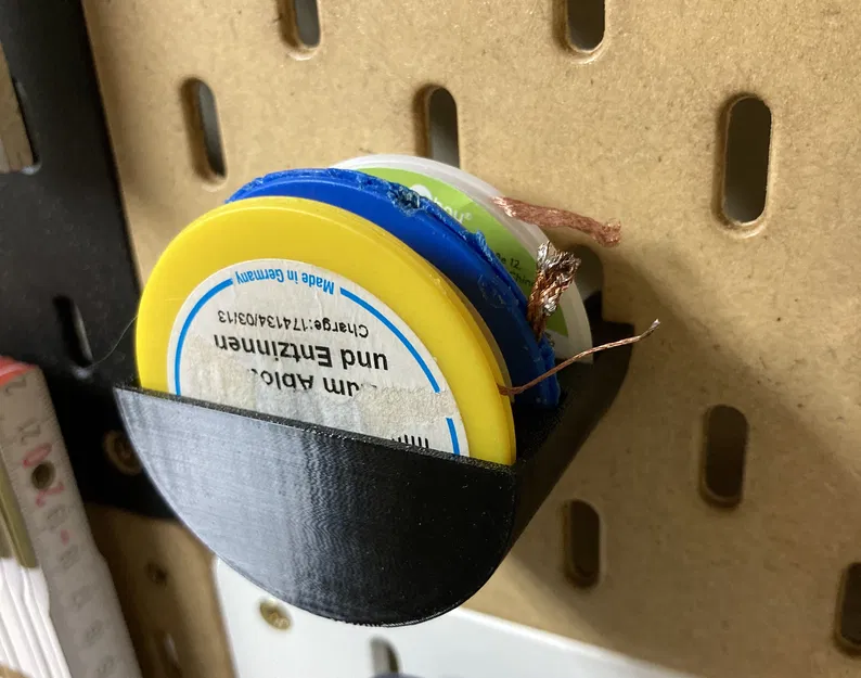 Hộp đựng dây thiếc chống hàn cho Ikea Skadis - Image 1