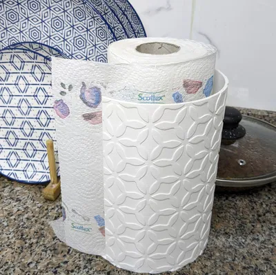 Giá Đựng Giấy Ăn Nhà Bếp - Có Hoa Văn