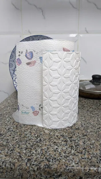 Giá Đựng Giấy Ăn Nhà Bếp - Có Hoa Văn - Image 2