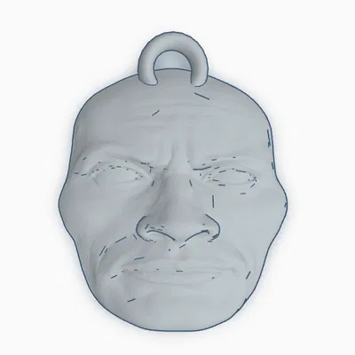 Móc Khóa The Rock (3D)