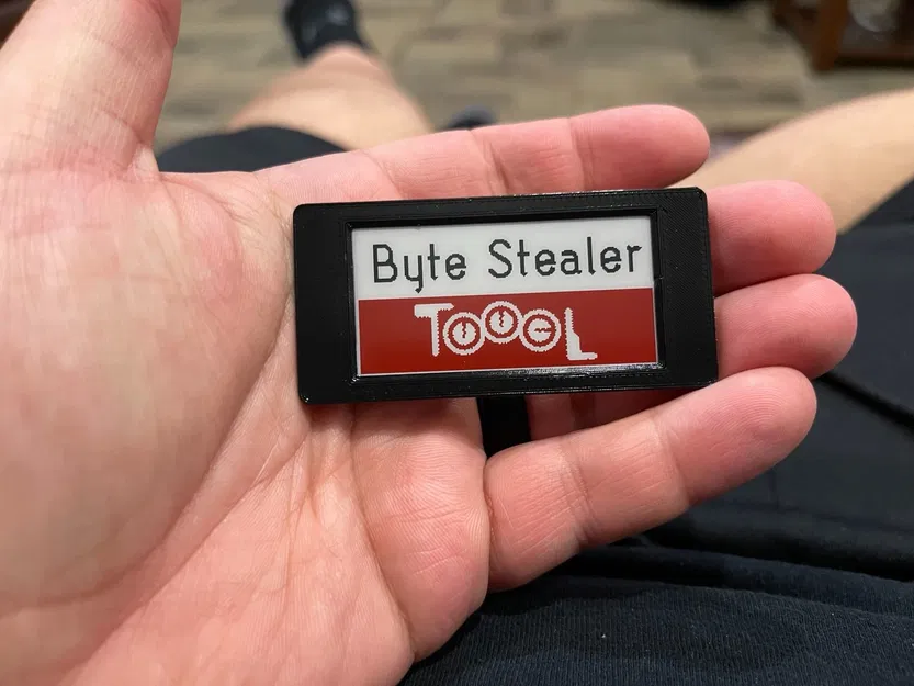 Kệ Đựng Bảng Tên Cho Màn Hình E-Ink Waveshare 212x104, 2.13inch - Image 1