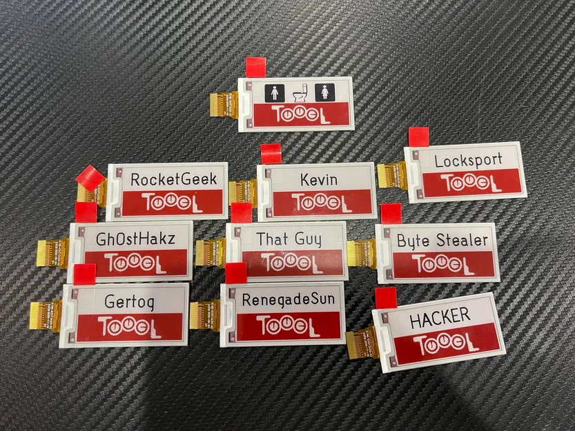 Kệ Đựng Bảng Tên Cho Màn Hình E-Ink Waveshare 212x104, 2.13inch - Image 3