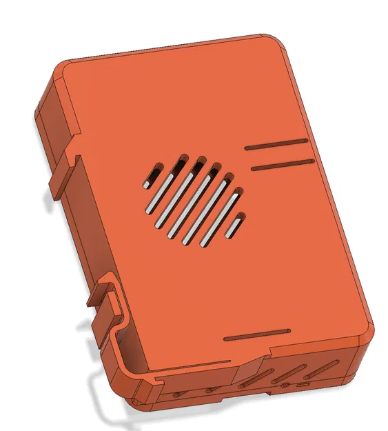 Vỏ Raspberry Pi 5 Gài Ray DIN Không Cần Vít - Image 1