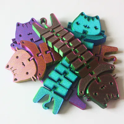 Mèo Dẻo (Flexi Cats) - Mô Hình 3D Độc Đáo