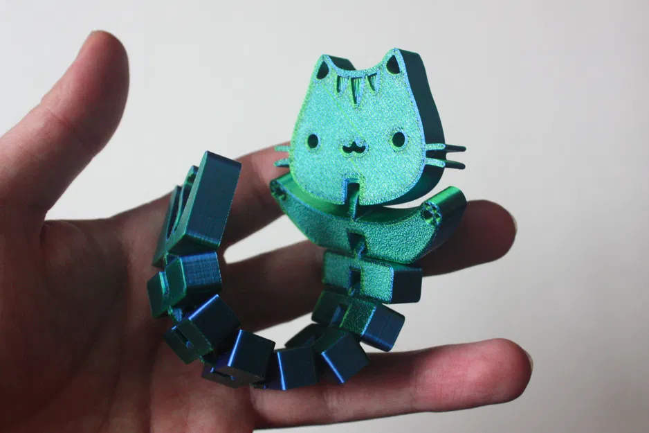 Mèo Dẻo (Flexi Cats) - Mô Hình 3D Độc Đáo - Image 2