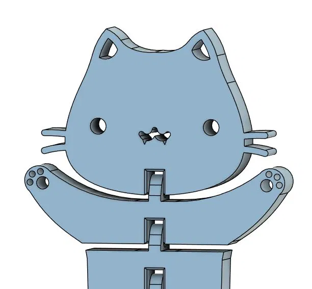 Mèo Dẻo (Flexi Cats) - Mô Hình 3D Độc Đáo - Image 6