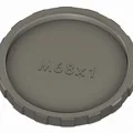 Nắp che bụi ren M68x1, đực và cái - Thumbnail 1