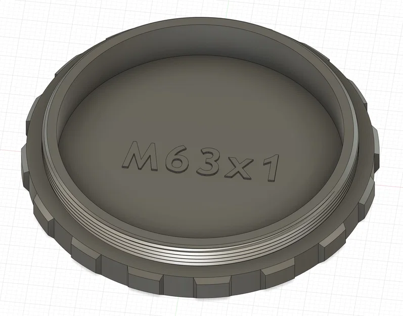 Chụp bụi ren M63x1, loại đực và cái - Image 1