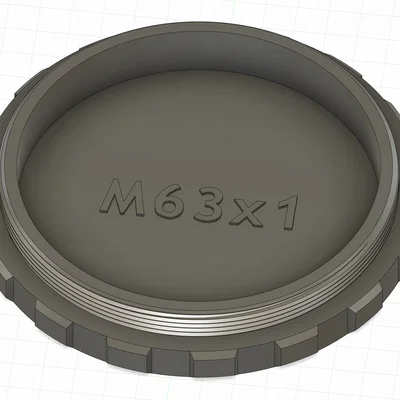 Chụp bụi ren M63x1, loại đực và cái