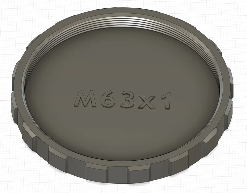 Chụp bụi ren M63x1, loại đực và cái - Image 2
