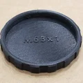 Chụp bụi ren M63x1, loại đực và cái - Thumbnail 3
