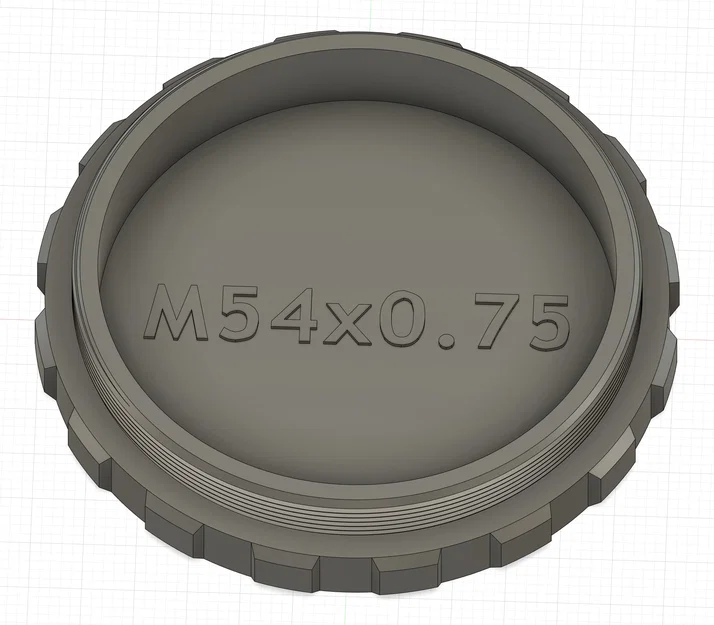 Nắp che bụi ren M54x0.75, đực và cái - Image 1