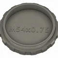 Nắp che bụi ren M54x0.75, đực và cái - Thumbnail 1