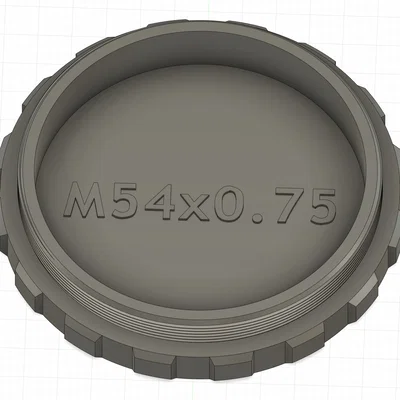 Nắp che bụi ren M54x0.75, đực và cái