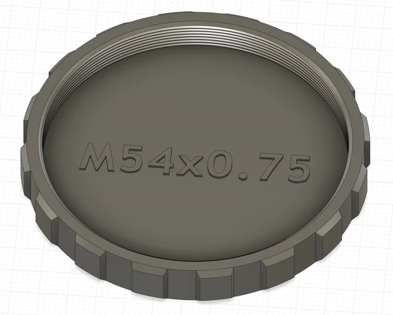 Nắp che bụi ren M54x0.75, đực và cái - Image 2