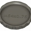Nắp che bụi ren M54x0.75, đực và cái - Thumbnail 2