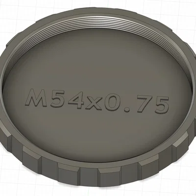 Nắp che bụi ren M54x0.75, đực và cái