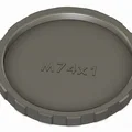 Nắp Che Ren M74x1 Đực Cái Dùng Cho Thiên Văn - Thumbnail 2