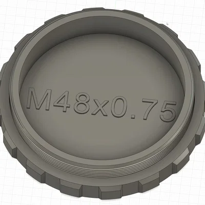 Chụp bụi ren M48x0.75, đầu đực và đầu cái