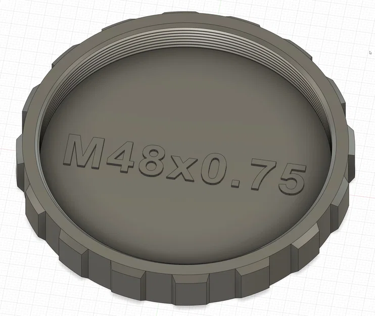 Chụp bụi ren M48x0.75, đầu đực và đầu cái - Image 2