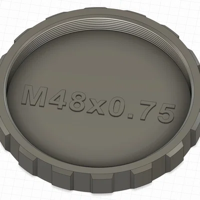 Chụp bụi ren M48x0.75, đầu đực và đầu cái