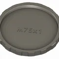 Nắp chụp bụi ren M75x1, đực và cái - Ống lấy nét Feather Touch 3.0 - Thumbnail 1