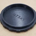 Nắp chụp bụi ren M75x1, đực và cái - Ống lấy nét Feather Touch 3.0 - Thumbnail 3