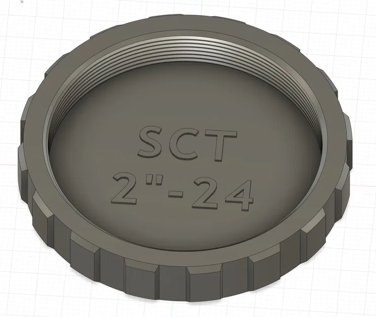 Nắp che bụi ren 2"-24 (đực & cái) cho Kính thiên văn Schmidt-Cassegrain (SCT) - Image 1