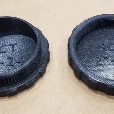 Nắp che bụi ren 2"-24 (đực & cái) cho Kính thiên văn Schmidt-Cassegrain (SCT)