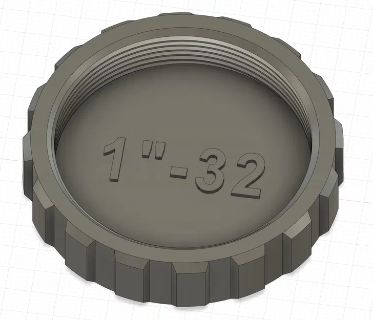 Nắp che bụi ren 1"-32, đực/cái - Chuẩn C/CS Mount - Image 1