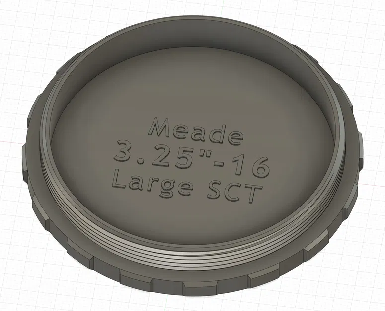 Nắp Che Bụi Ren Meade 3.25"-16 (Đực/Cái) Cho Kính SCT Lớn - Image 1