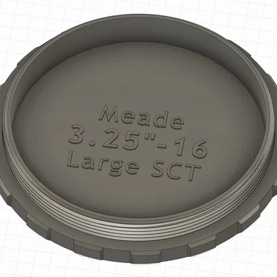 Nắp Che Bụi Ren Meade 3.25"-16 (Đực/Cái) Cho Kính SCT Lớn