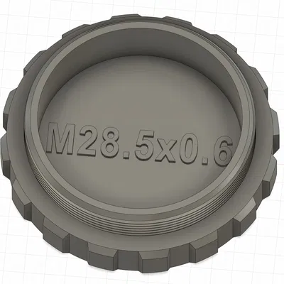 Nắp Đậy Ren M28.5x0.6, Đực và Cái