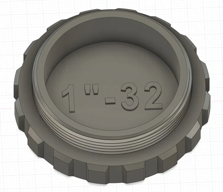 Nắp che bụi ren 1"-32, đực/cái - Chuẩn C/CS Mount - Image 2