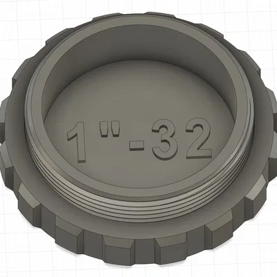 Nắp che bụi ren 1"-32, đực/cái - Chuẩn C/CS Mount