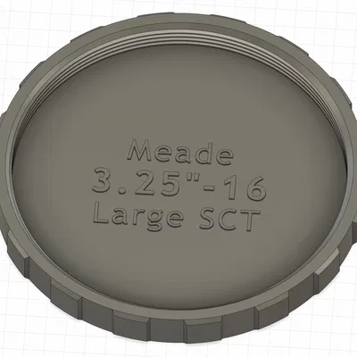 Nắp Che Bụi Ren Meade 3.25"-16 (Đực/Cái) Cho Kính SCT Lớn