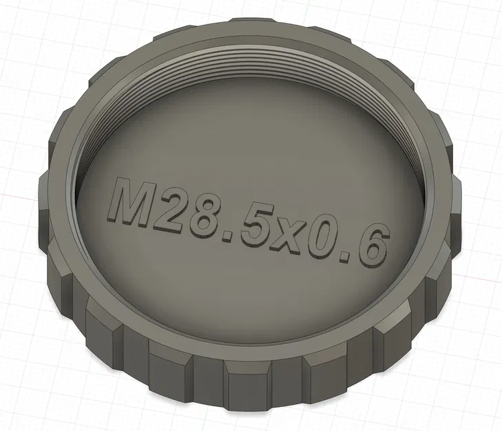 Nắp Đậy Ren M28.5x0.6, Đực và Cái - Image 2