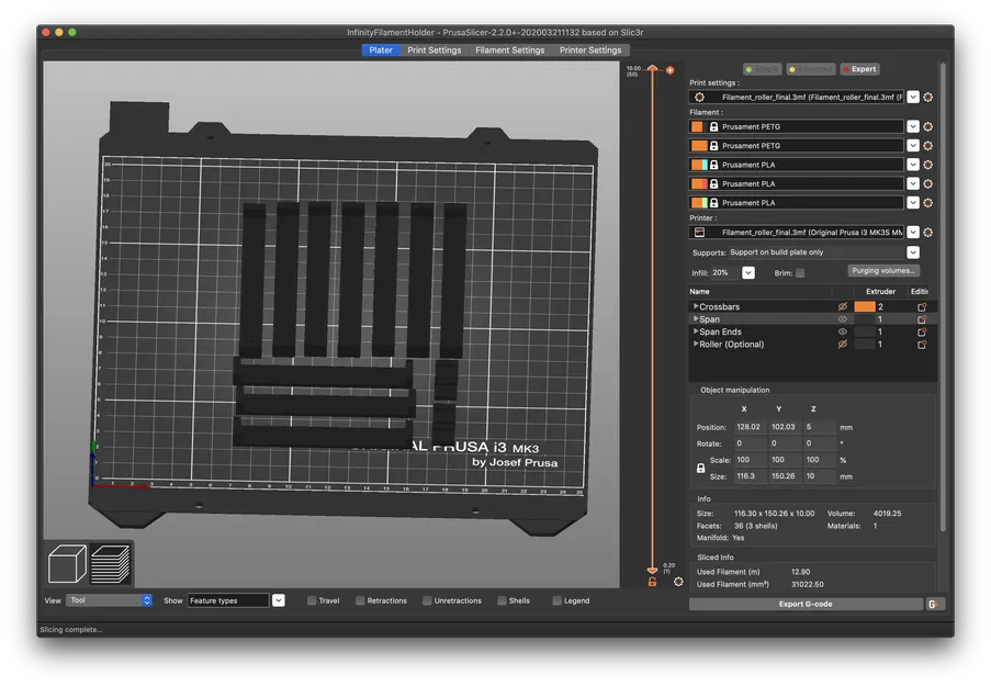 Giá đỡ cuộn dây Filament "Infinity Filament Holder" - Image 6