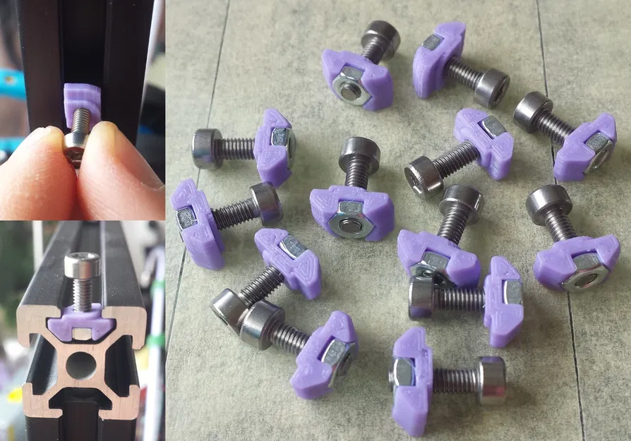 T-nut M3 xoay thả cho V-Slot - Image 1