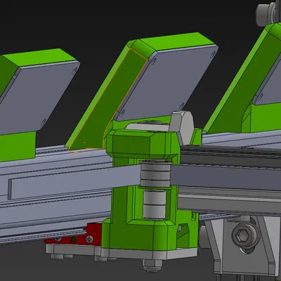 Pát Kẹp Đèn LED Cho Vỏ Máy RatRig Vcore 3.1