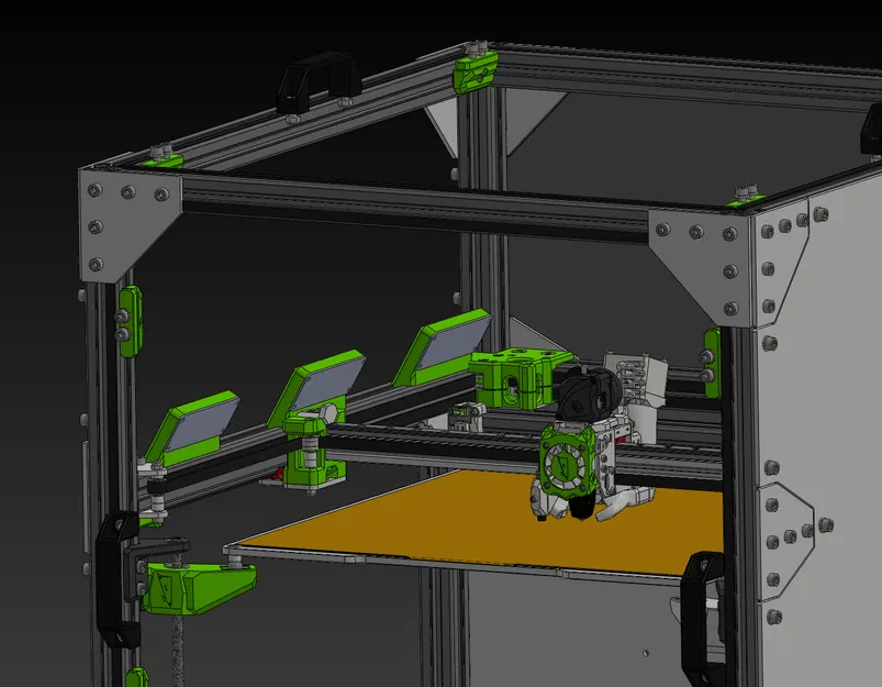 Pát Kẹp Đèn LED Cho Vỏ Máy RatRig Vcore 3.1 - Image 4