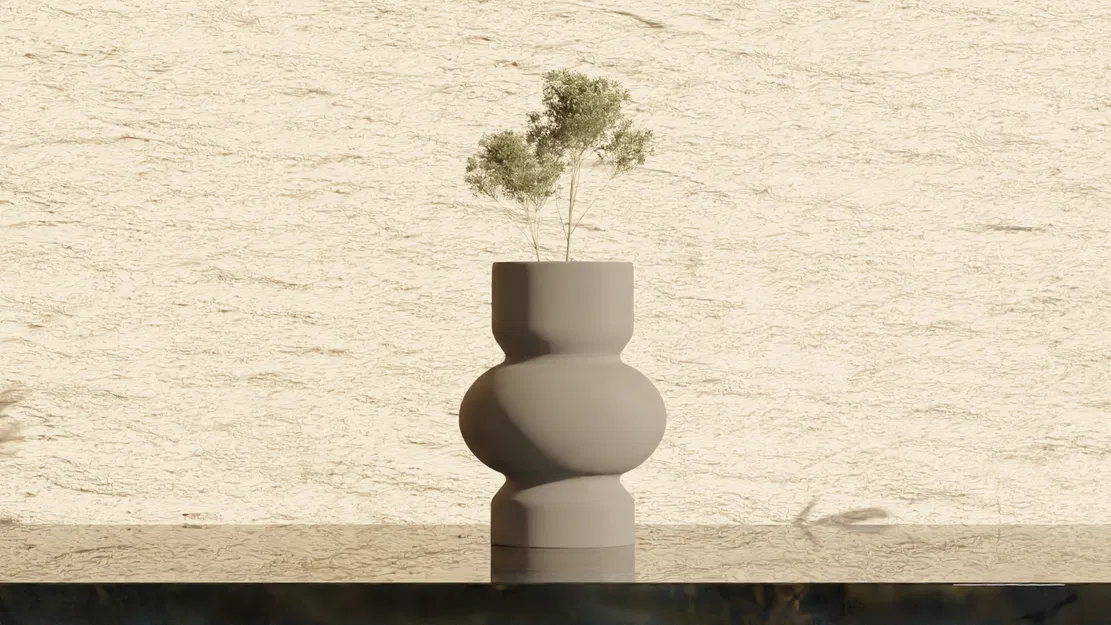 Lọ Hoa Gốm Sứ Phong Cách Bắc Âu - Trang Trí Nhà Cửa - Image 1