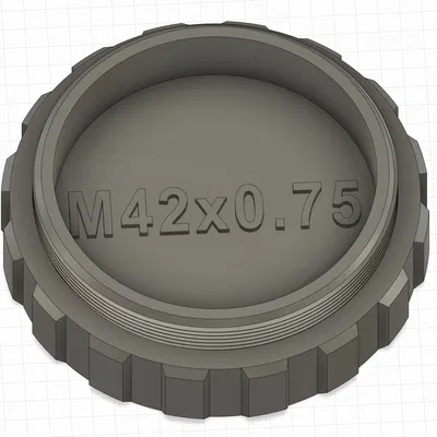 Nắp Chụp Bụi Ren 2 Mặt M42x0.75 (Đực/Cái) Cho Thiên Văn