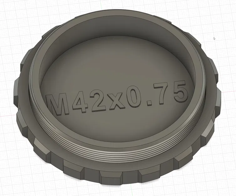 Nắp Đậy Ren M42x0.75 Cái Và Đực - Image 1